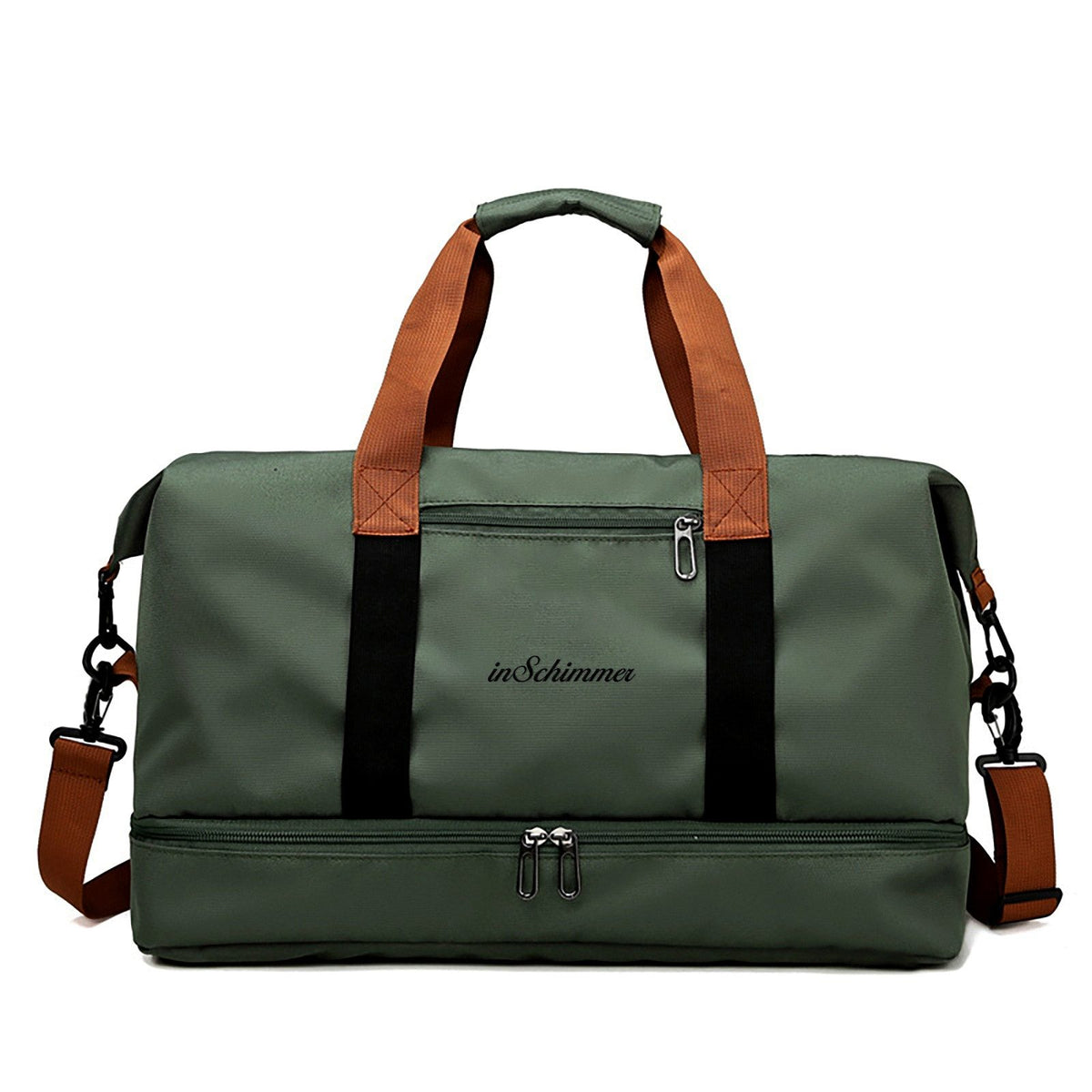 inschimmer Reisetasche Weekender Sporttasche mit Schuhfach Wasserdicht für Damen